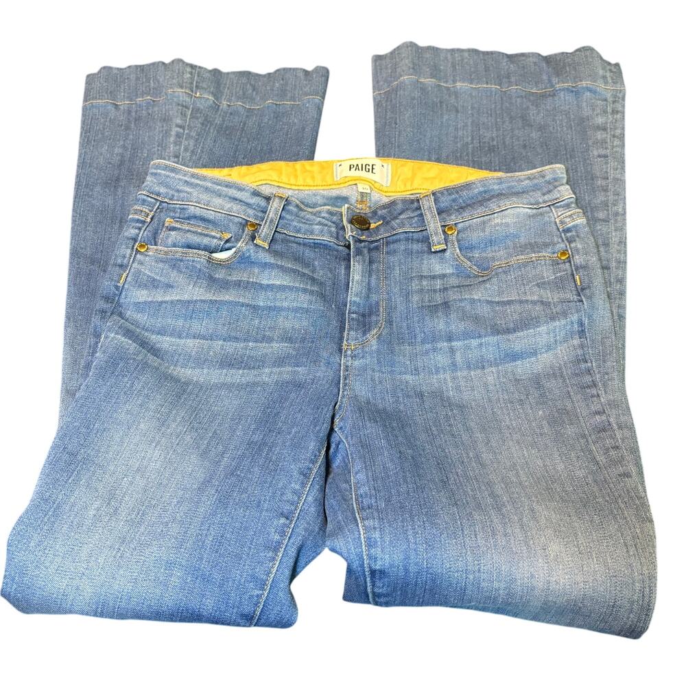 Paige Fiona Jeans Women’s Size 30 Blue Medium Wash Bootcut Stretch Denim